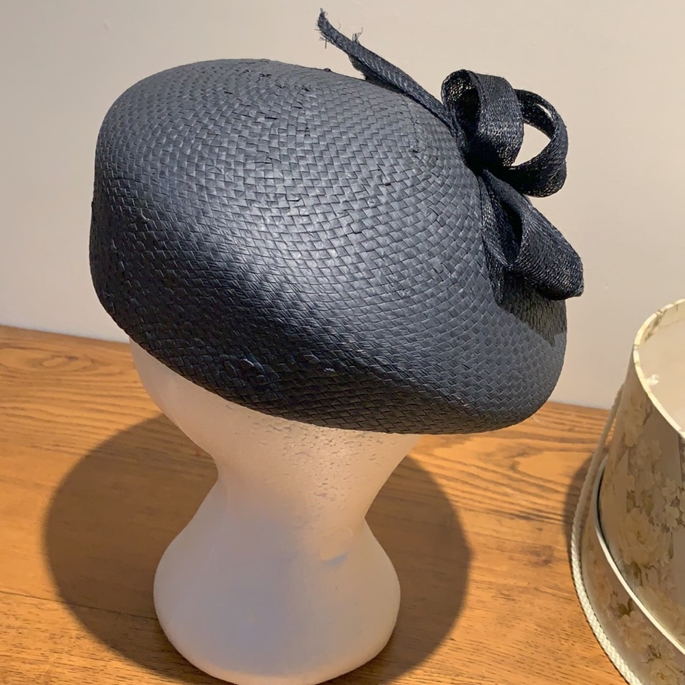 Navy teardrop hat